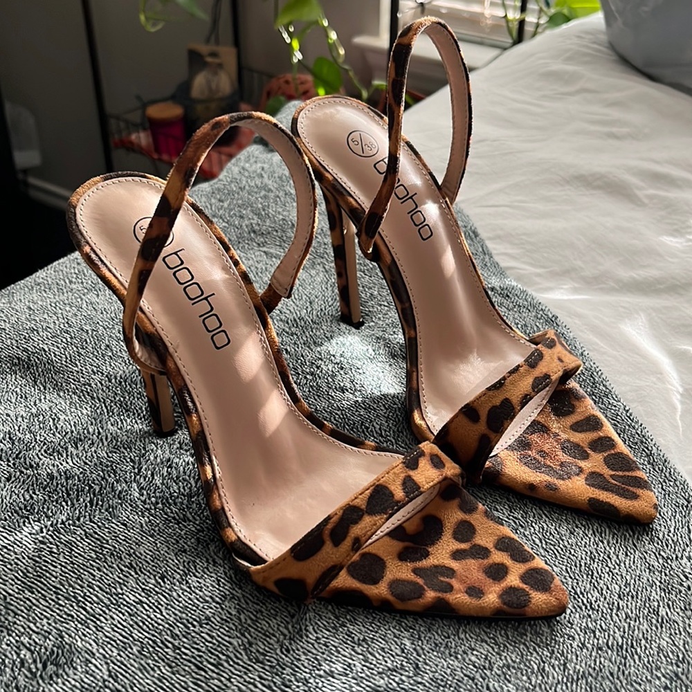 Cheetah print heels
